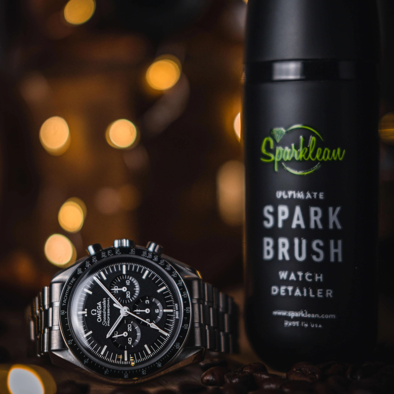 SPARKLEAN Ultimate SparkBrush Watch Cleaner - Ultra-Fine Bristles Removes  Dirt & Grime from Stainless Steel, Diamonds, Band Links, Watch Cleaning  Kit
